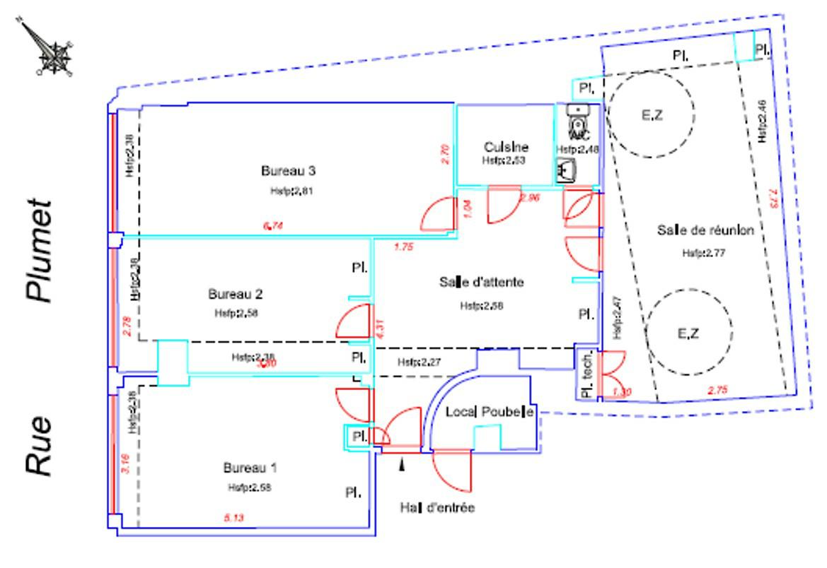 Bureau Paris 103m² Location bureau Paris OLBUR2207035 5